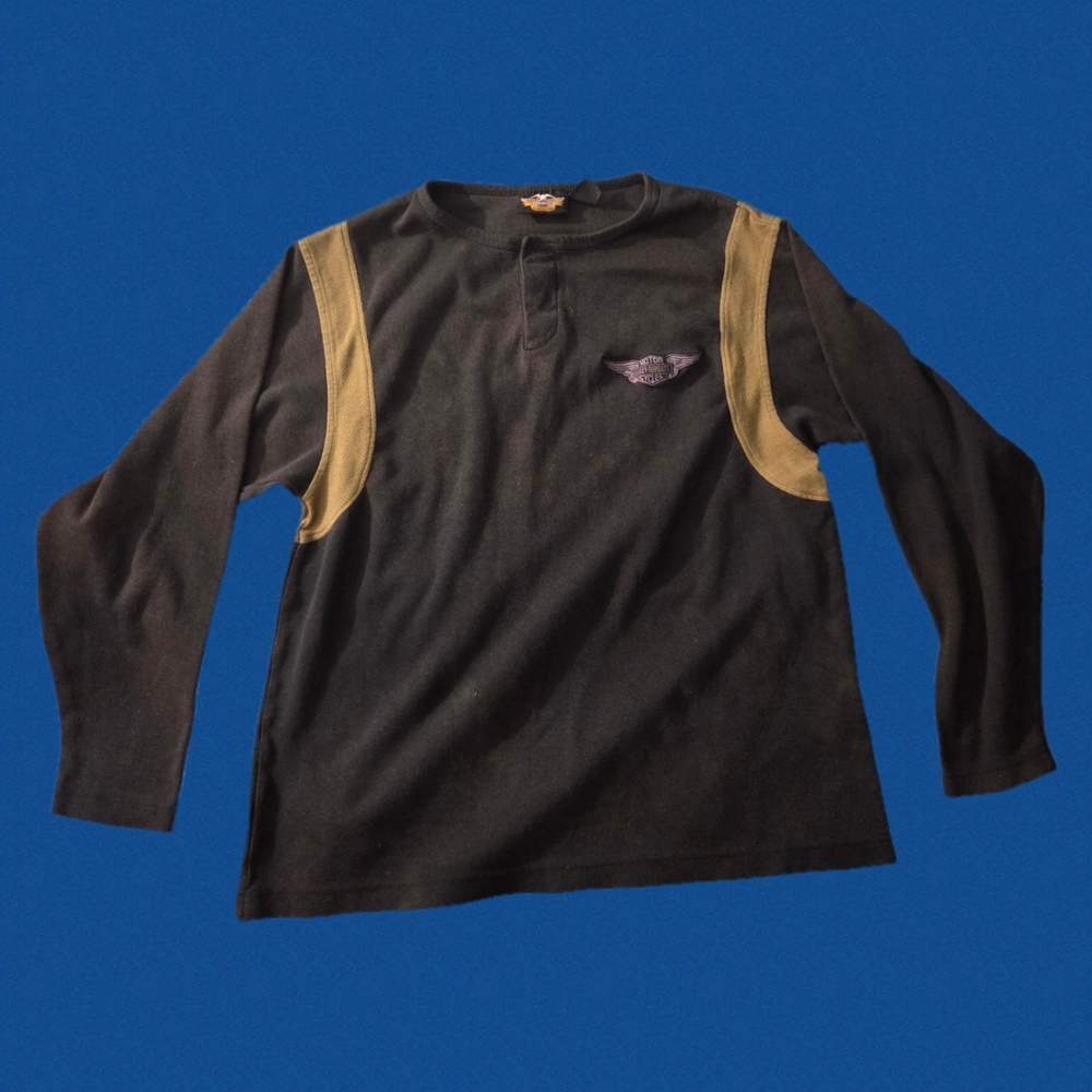 Vintage Harley Davidson Long Sleeve T-Shirt Size Large